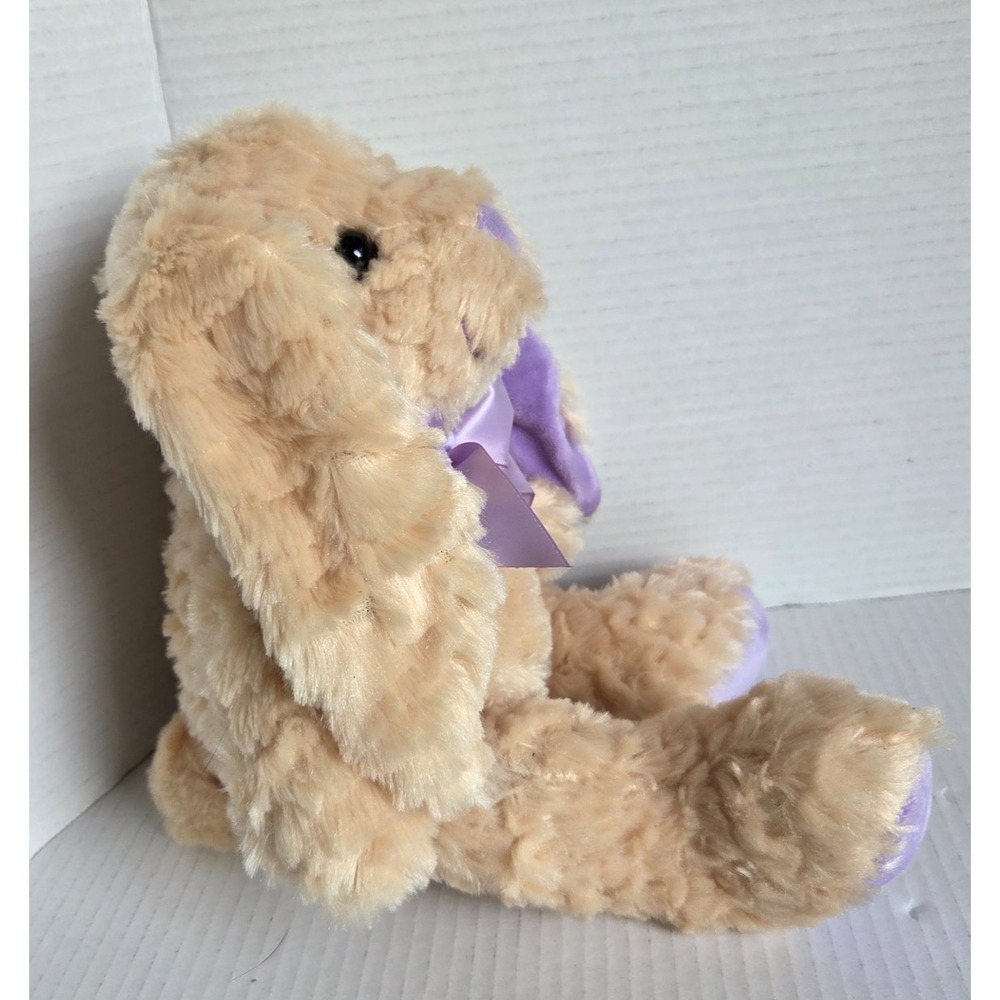 Inter American Products Plush Bunny Rabbit Yellow‎ and Purple Stuffed Animal 13" - Picture 5 of 9